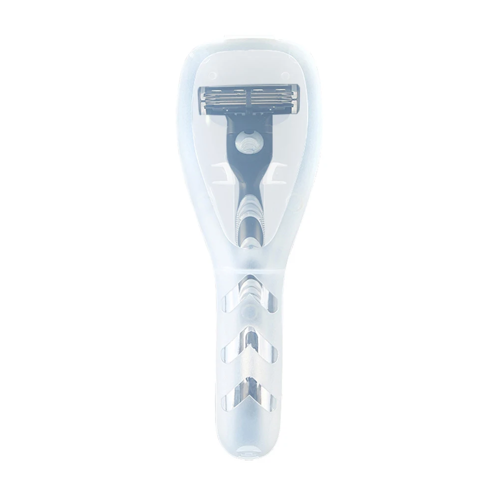 

Men's Razor Box Razor Blades Holder Shaving Machine Storage Box Shaver Travel Case For Gillette (not include shaver)