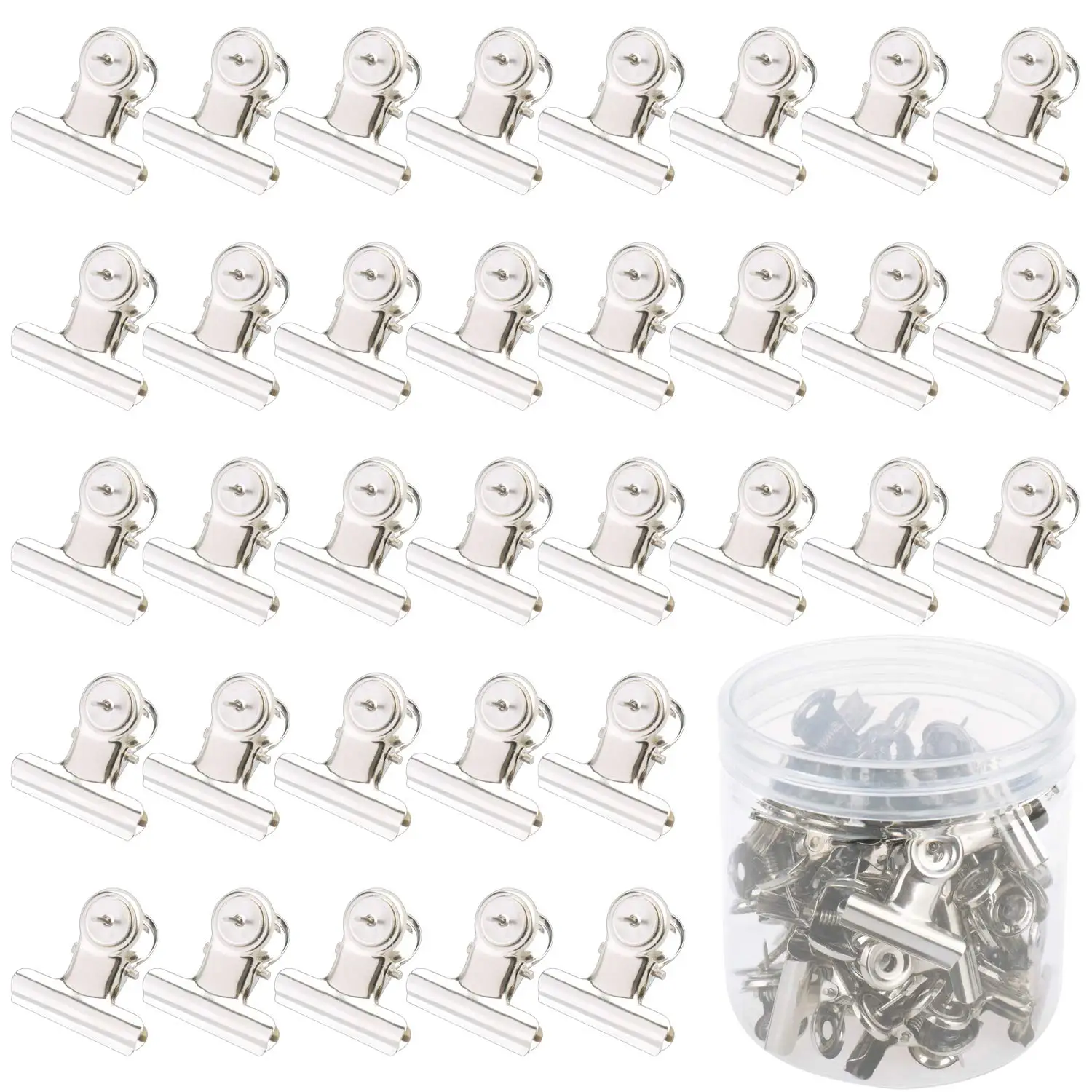 40 Pieces Push Pins Clips Tacks Clips Thumb Clips Wall Clips With Pins