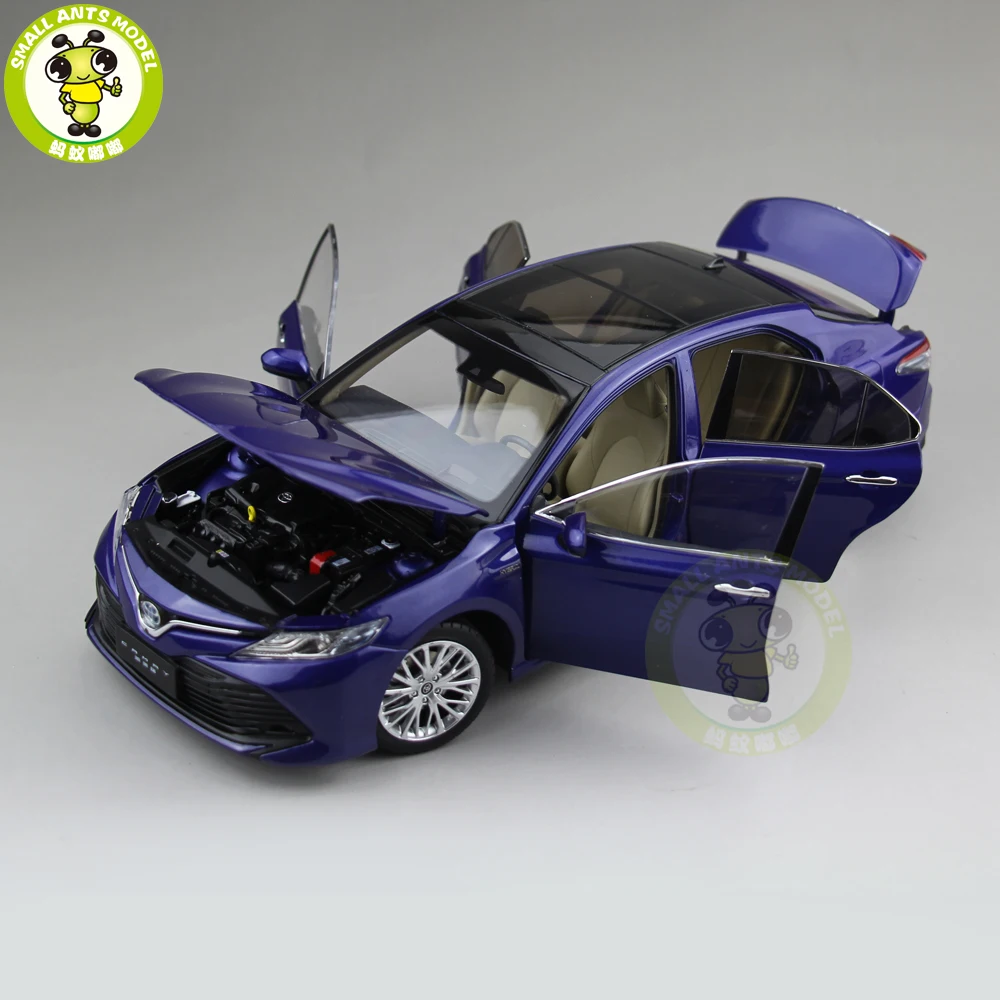 1/18 Camry 2018 8 го поколения Гибридный литой автомобиль модель игрушки для детей
