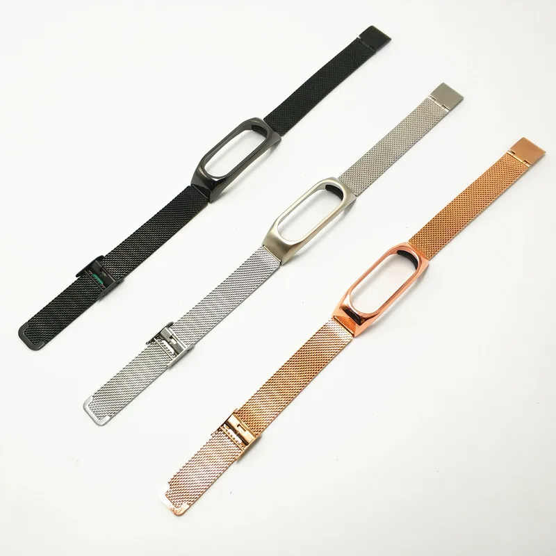 Ремешок из нержавеющей стали для Xiaomi 5 браслет без винтов 3 Mi Band 4 3|Ремешки часов| |