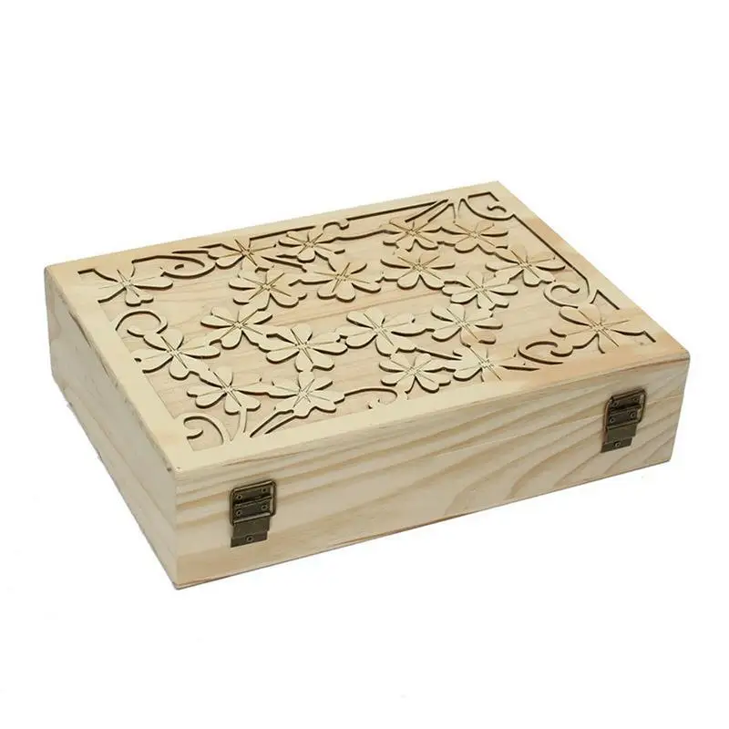 

Handmade Wooden Essential Oil Storage Box 70Lattice 5-15 Ml Bottle Natural Pine Wood Finishing Case Aromatherapy Detachable