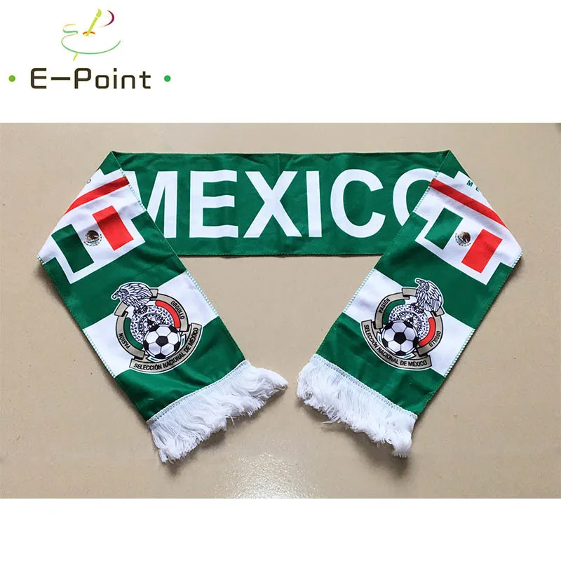 

145*16 cm Size Mexico National Football Team Scarf for Fans 2018 Football World Cup Russia Double-faced Velvet Material