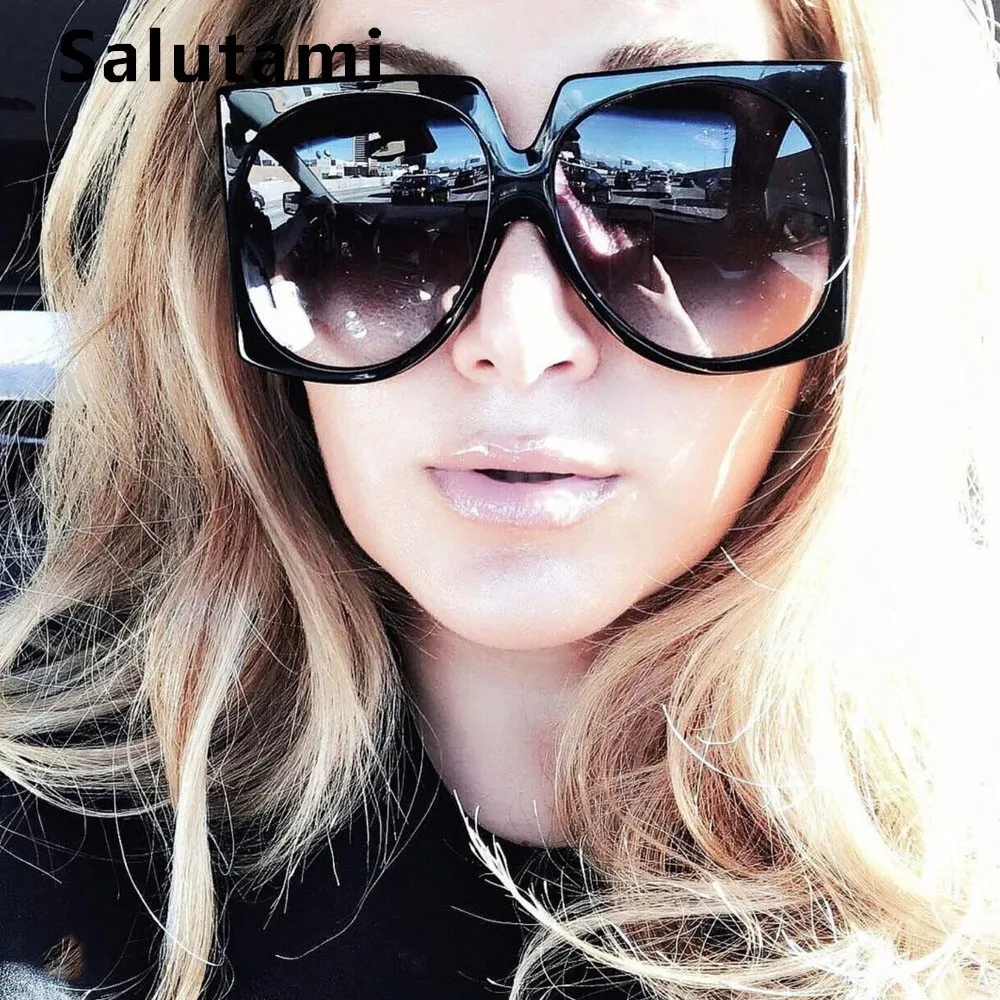 Черные Квадратные Солнцезащитные очки для женщин новые модные брендовые солнцезащитные очки для мужчин Ovseize винтажные градиентные женские очки Uv400