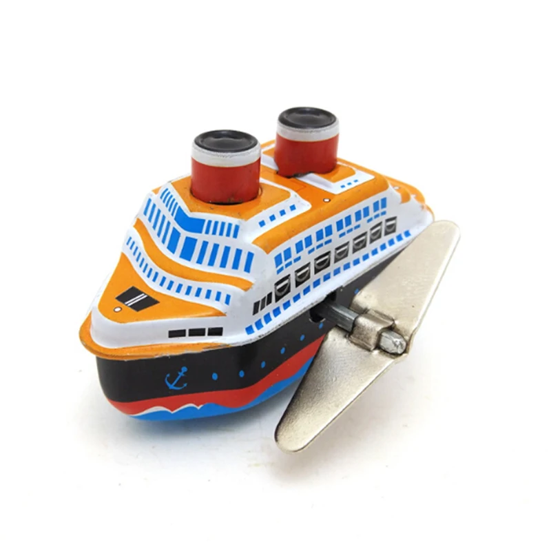 1x игрушка-корабль детская железная Круизная лодка Модель Коллекция 7 5*4 5 см