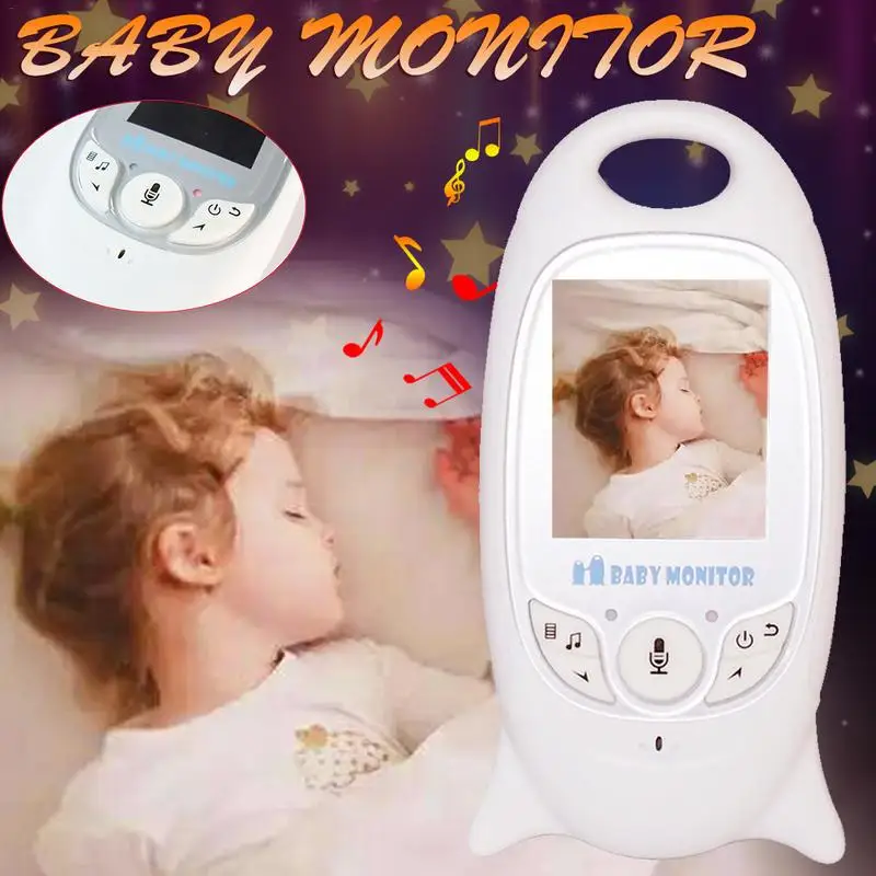 

2.4G Wireless Baby Video Monitor with Night Vision Two-way Talk LCD Display Temperature Monitoring