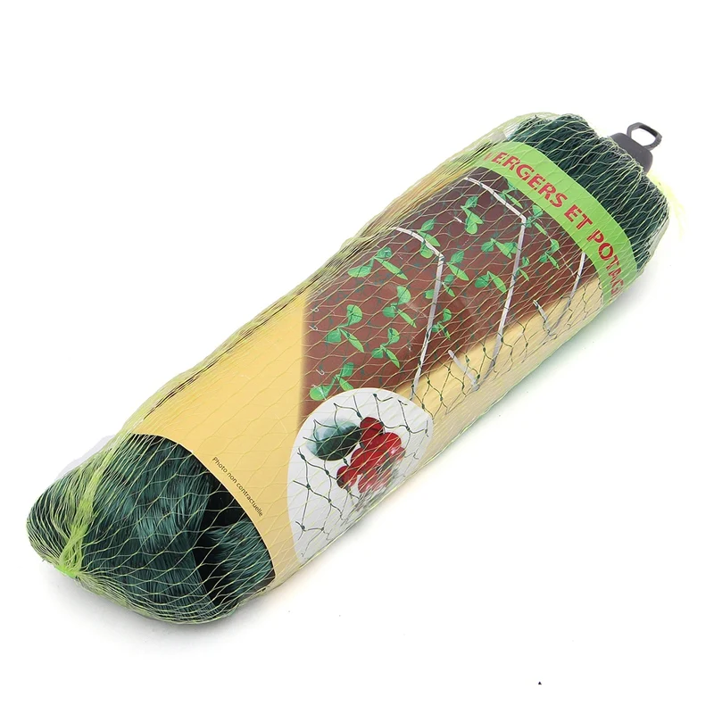 

Plastic Green Anti Bird Netting Pond Net Protection Pest Control Crops Fruit Tree Vegetables Flower Garden Mesh Net Protect 2x4M