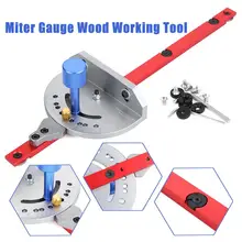 858286 1Pcs Miter Gauge Wood Working Tool For Bandsaw Table Saw Router Angle Miter Gauge Guide Fence Woodworking Machinery Parts