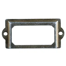 AAAJ-почтовый ящик для документов, дверная бирка, этикетка, держатель для карт, бронзовый тон, 8 шт