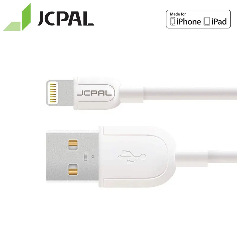 JCPAL кабель с сертификацией MFi 8 pin для iPhone XS Max для Lightning-USB 2.4A для iPhone 8