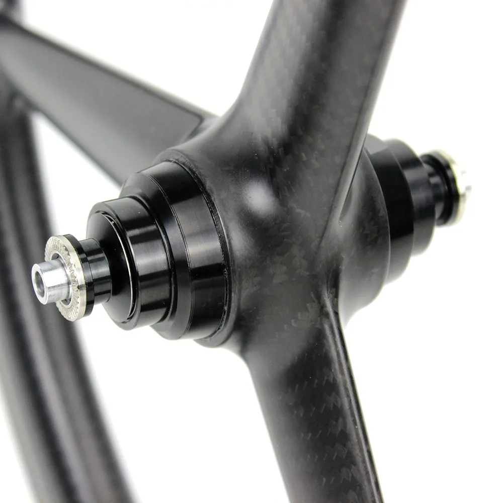 ELITEWHEELS трехспицевый клинчер 406 мм углеродная колесная установка BMX Foding
