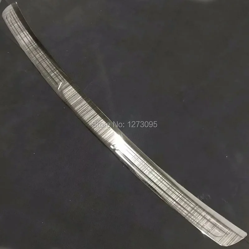 

For Audi Q2 2016 2017 2018 Stainless Exterior Rear Bumper Protector Sill Trim Tail Trunk Guard Pedal Cover Car Styling Accessory