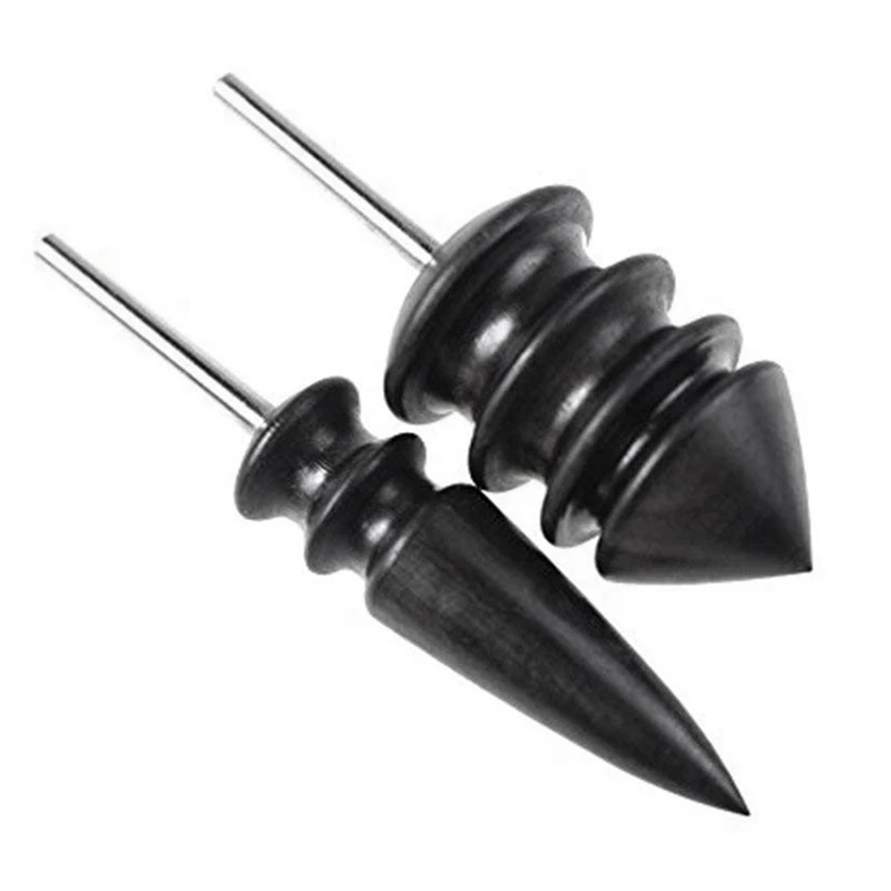 

New Pointed Tip Narra Leather Burnisher leather Slicker Tool Drill Sets-1/8inch (3mm) Shank For Dremel Rotary Tools (2Pcs)