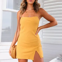 Мода г. лето для женщин пикантные пижамы Короткие скольжения Ночная рубашка без рукавов нескольких цветов Твердые Bodycon Вечеринка сарафан