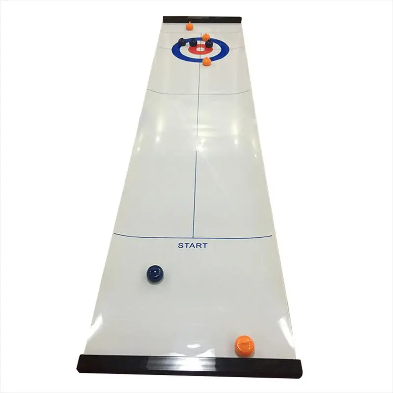 البولينج المراوغة الجدول Shuffleboard الشباك مجلس لعبة للسفر المدرسة شريط الأسرة التدريب لغز الأطفال لعبة لعب 28*120 سنتيمتر