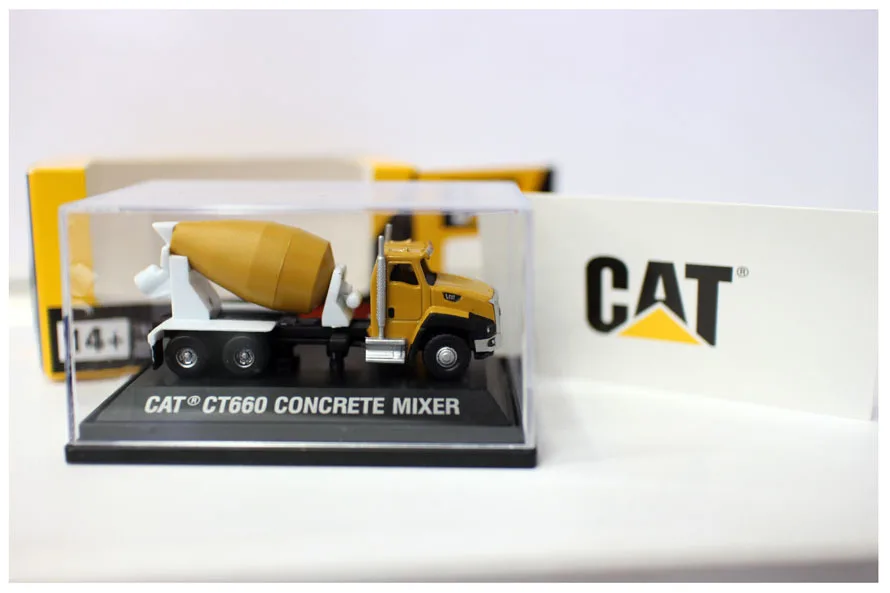 

Die casting 1:160 Ct660 Cat Alloy Simulation Cement Stir Vehicle Mini Scene Goods Of Furniture For Display Rather Than For Use