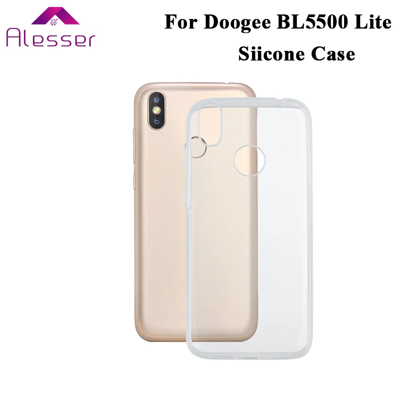 

Alesser For Doogee BL5500 Lite Silicone Case Soft Transparent Protective Back Cover Anti-knock Shell For Doogee BL5500 Lite Case