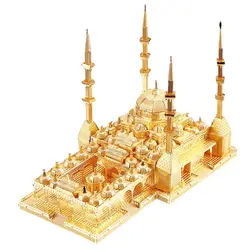 Piececool 3D металлические головоломки игрушка Сердце Чечни мечеть архитектурный конструктор Модель Craft креативный подарок игрушечные лошадки