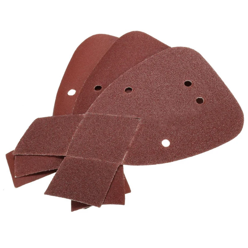 80/120/180/240 шлифовальные листы для мыши шлифовальные подушечки Набор для Black& Decker New