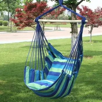 

Dormitory Garden Swing Chair Indoor Outdoor Muebles Furniture Hanging Lazy Chairs Hammocks With 2 Pillows Hammock Camping Swings