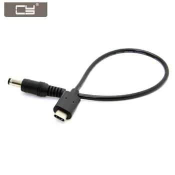 

10pcs/lot 20cm USB 3.1 Type C USB-C to DC 5.5 2.5mm Power Plug Extension Charge Cable for Apple New Laptop