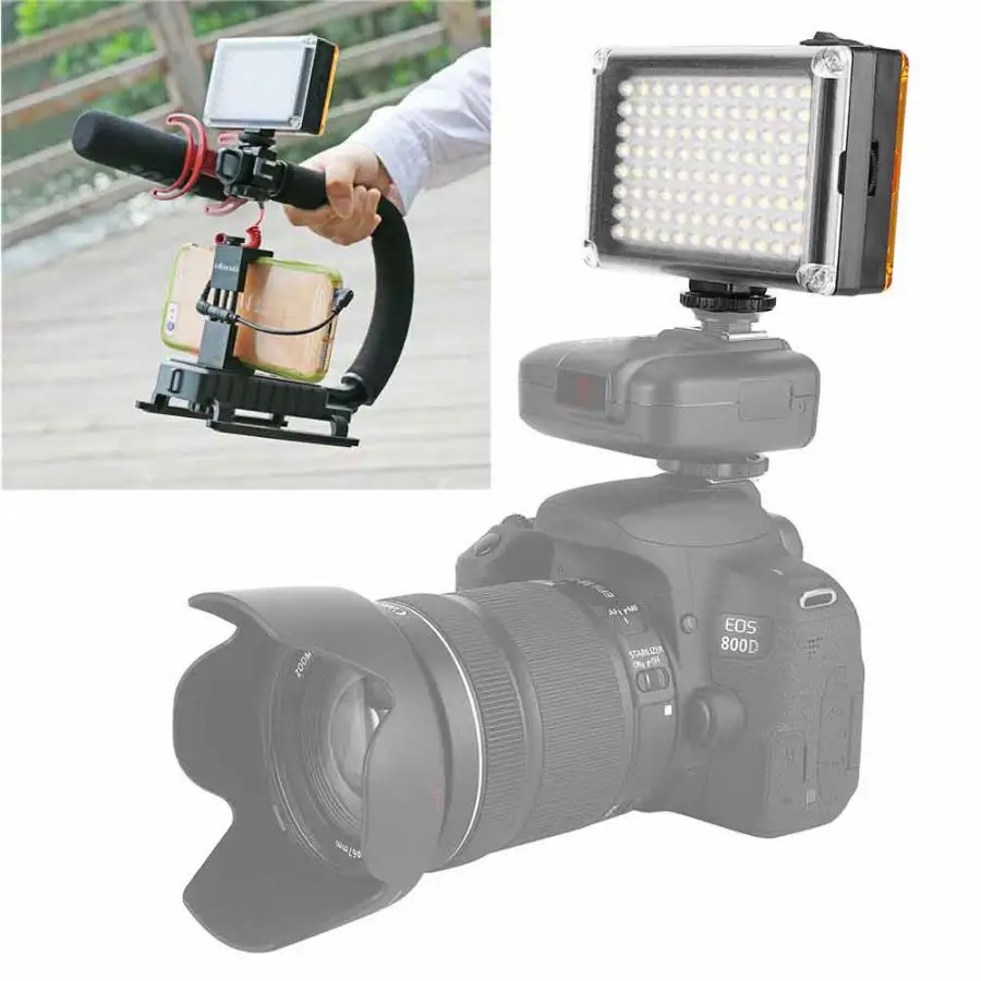 

led ring light Photography 3200K/5400K Adjustable LED Video Studio Light Battery or USB Power Supply light