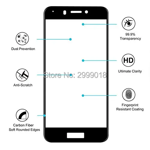 ASUS Zenfone Lite L1 G553K стекло G553KL Защита экрана для закаленное стекло|Защитные стёкла и