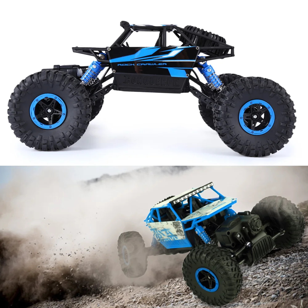 Распродажа RC автомобиль 4WD 2 4 ГГц ралли восхождение 4x4 двойные двигатели Bigfoot