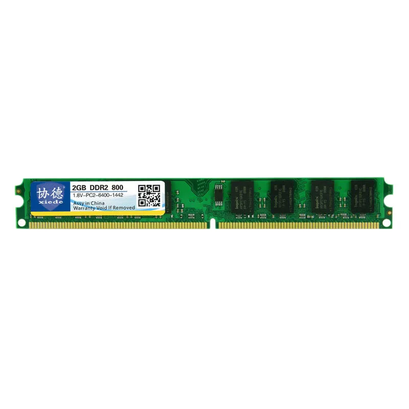 Xiede كمبيوتر مكتبي ذاكرة عشوائية Ram وحدة Ddr2 800 Pc2-6400 240Pin Dimm 800 Mhz ل إنتل/Amd Xiede كمبيوتر مكتبي ذاكرة عشوائية Ram وحدة Ddr2 800 Pc2-6400 240Pin Dimm 800 Mhz ل إنتل/Amd