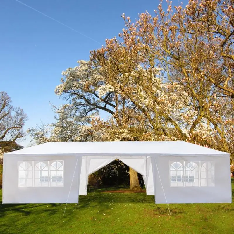 

3x9m Waterproof Outdoor Camping Eight Sides Two Doors Tent Parking Shed Wedding Party Large Pavilion Canopy