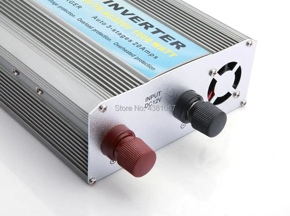 Инвертор 12 В 220 В 1000 Вт Модифицированная синусоида 2000 Вт ...