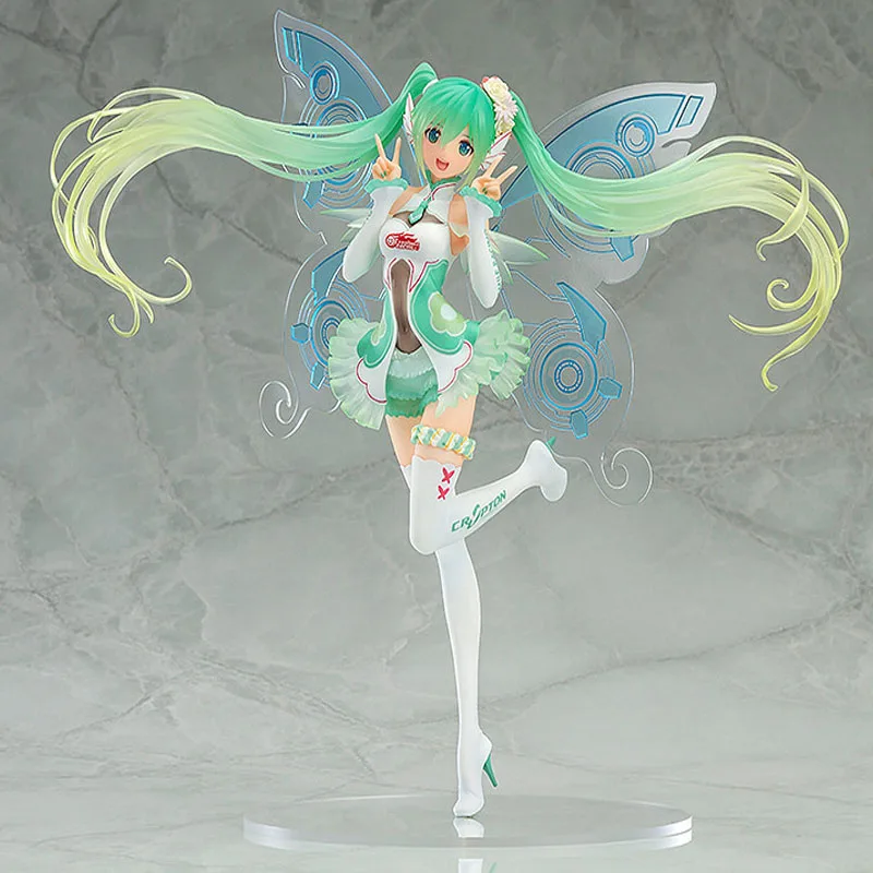 

GZTZMY Anime Figures Hatsune Miku Racing Miku 2017 Tony Ver. PVC Action & Figure Collectible Figurines Model Toy New Arrivals
