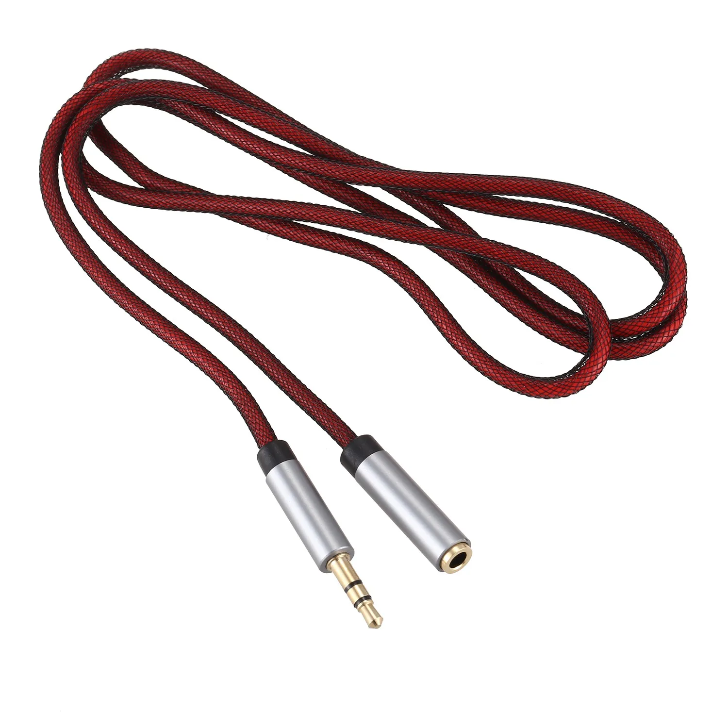 

Hot AMS-3.5mm headphone audio extension line male to female car AUX