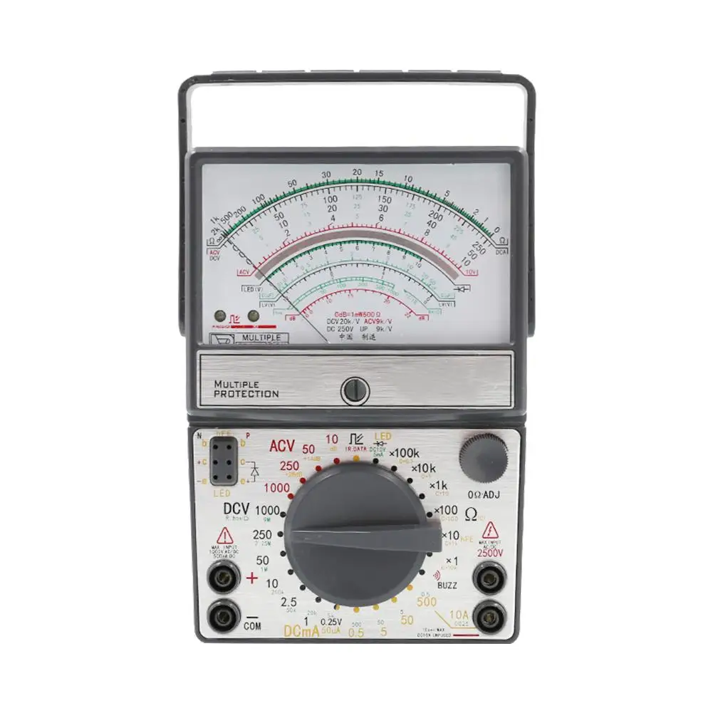 

Pointer Type Multimeter Mechanical High Precision Anti-Burning Buzzer Full Protection Multimeter