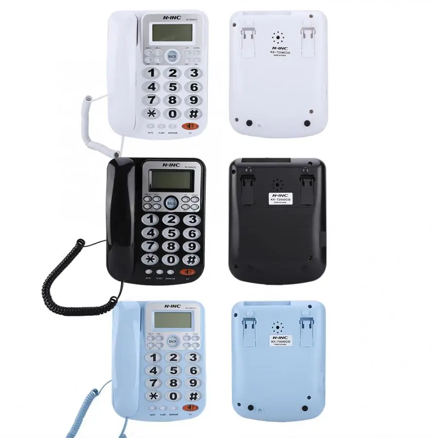 

Telefono Fijo Dual-port Corded Telephone With Caller ID Display With Speakerphone for Home Office telefono inalambrico