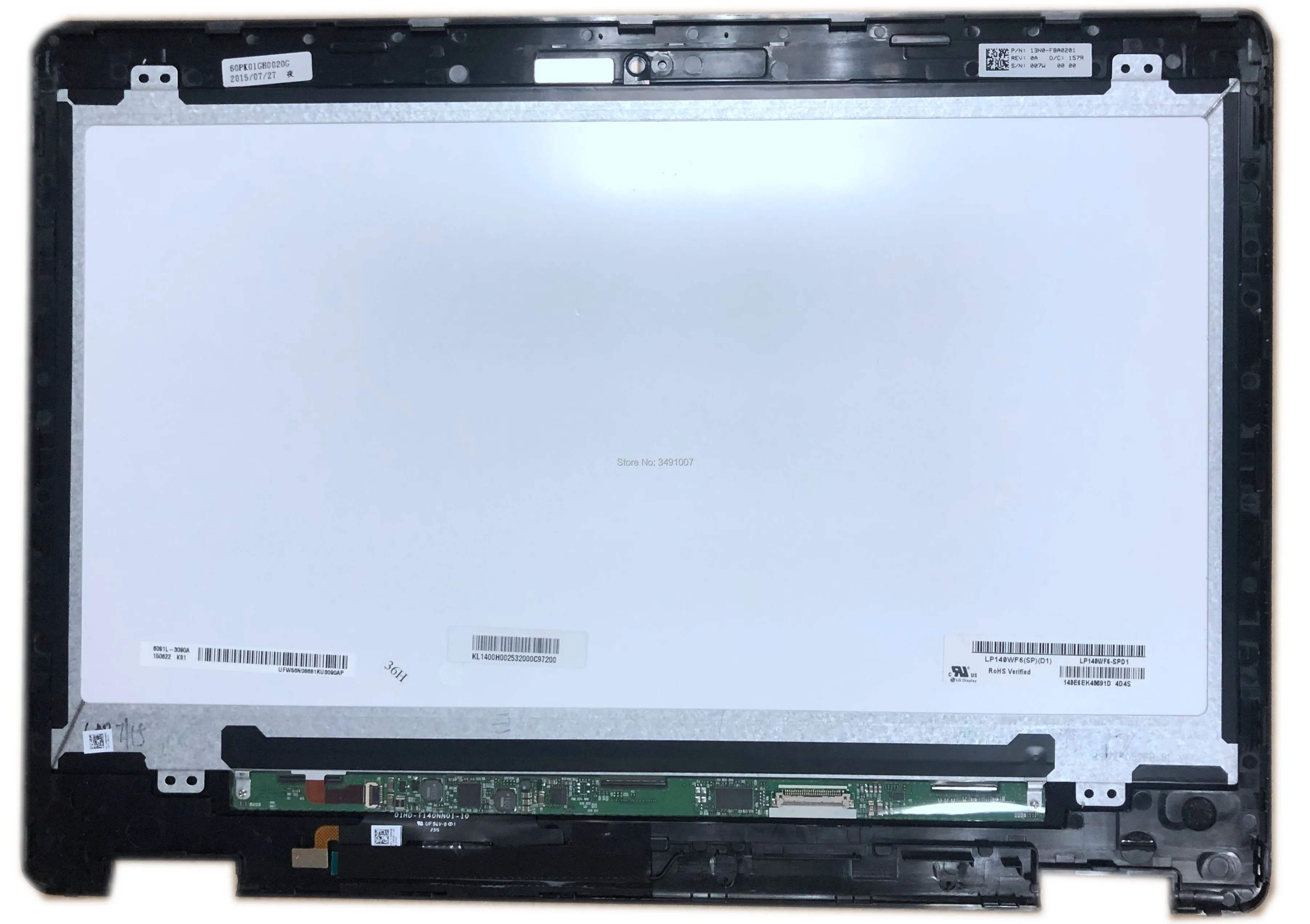 

For Acer Aspire R14-471 R4-471T 1920*1080 EDP 30pin Lcd Screen LP140WF6 SPD1 Touch Panel Assembly Screen+Digitizer with Frame