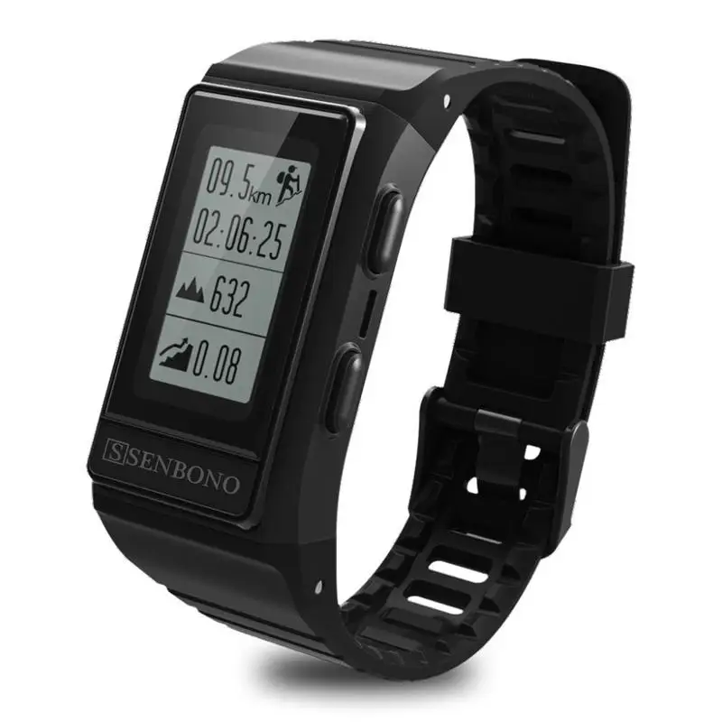 

Smart GPS Waterproof Watch Information Display Pedometer Heart Rate Blood Pressure Monitoring Tracker Multi-function Watch