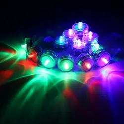 12 шт подводный водонепроницаемый светодиод Электронная свеча Рождество Свадебные украшения вечерние ваза Чай свет лампы
