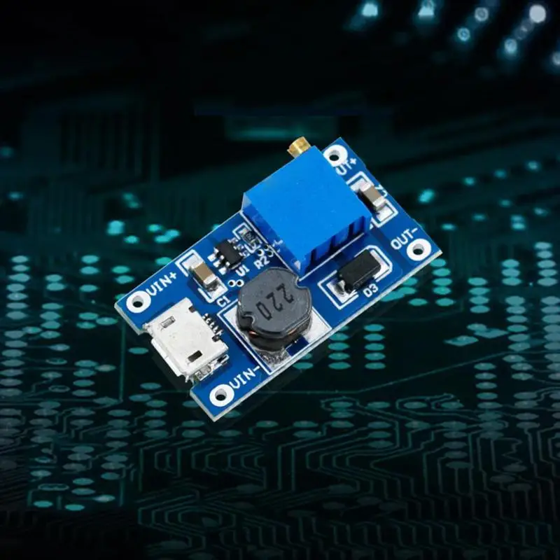

DC-DC 2V-24V to 5-26V 2A Max Step Up Module Booster Power Supply Module Car Inverters DC-DC Step Up Module