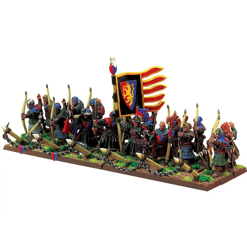 

Bretonnian Peasant Bowmen only four pieces