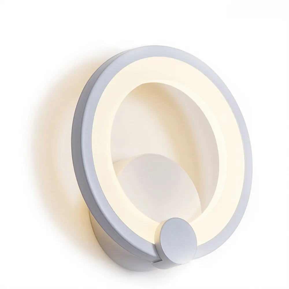 

Led wall lamp fashion creative circle personality wall aisle bedroom bedside lamp