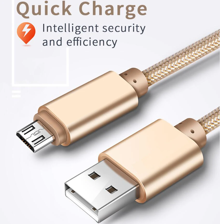 

Micro USB Cable 2.5A Fast Data Sync Charging Charger Cables Universal for Samsung Xiaomi Huawei ZTE Android Moblie Phone
