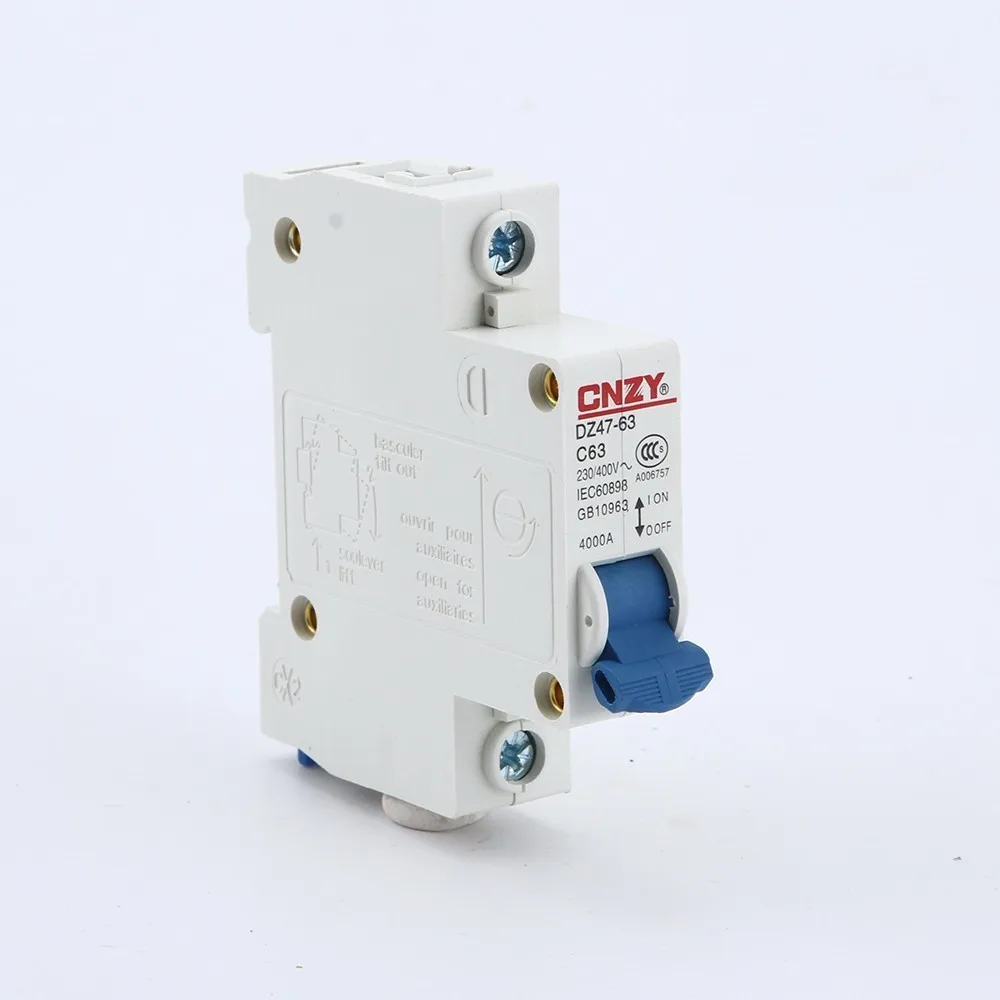 

DZ47 1P 2P 3P 4P 6A 230/400V~ 50HZ/60HZ Mini Circuit breaker MCB C45 C type IC65