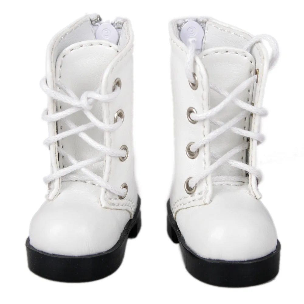 

[wamami] 16# White 1/6 SD DOD AOD BJD Dollfie Synthetic Leather Boots/Shoes