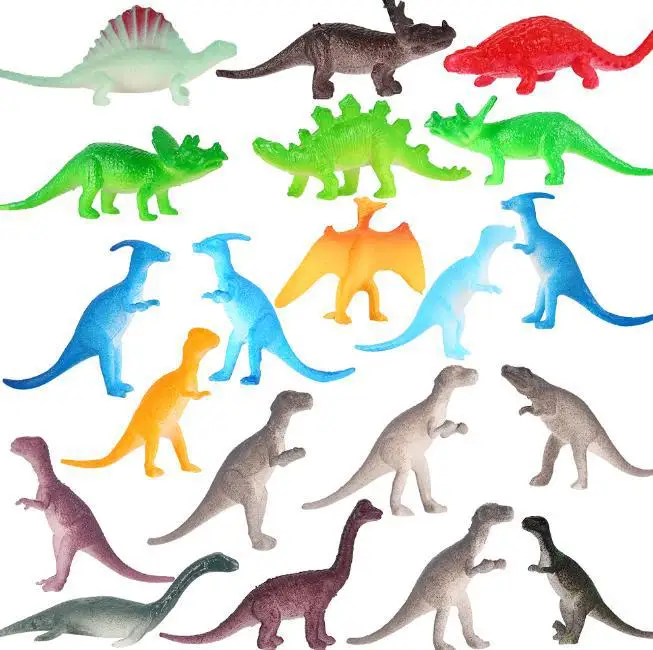 24 pièces oeufs de pâques créatifs remplis de dinosaure, cadeaux de Festival ensemble de jouets de chasse aux oeufs pour les enfants
