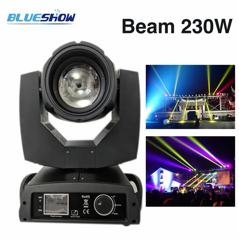 

2pcs/lot, Moving Head Light Beam 200W Sharpy LED 5R club dj disco nightclub party pro DMX Stage equipment wash Lights