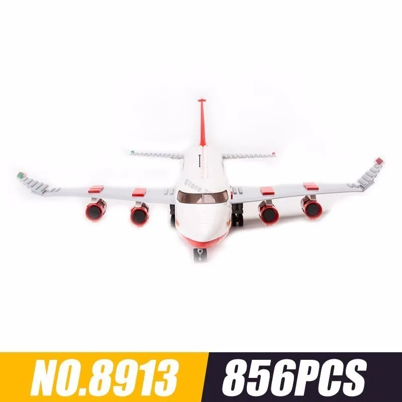 

2019 New Space Flight Series Large Aircraft 8913 Alpinia Oxyphylla Assembling Plastic Building Blocks Toys For Children 856pcs