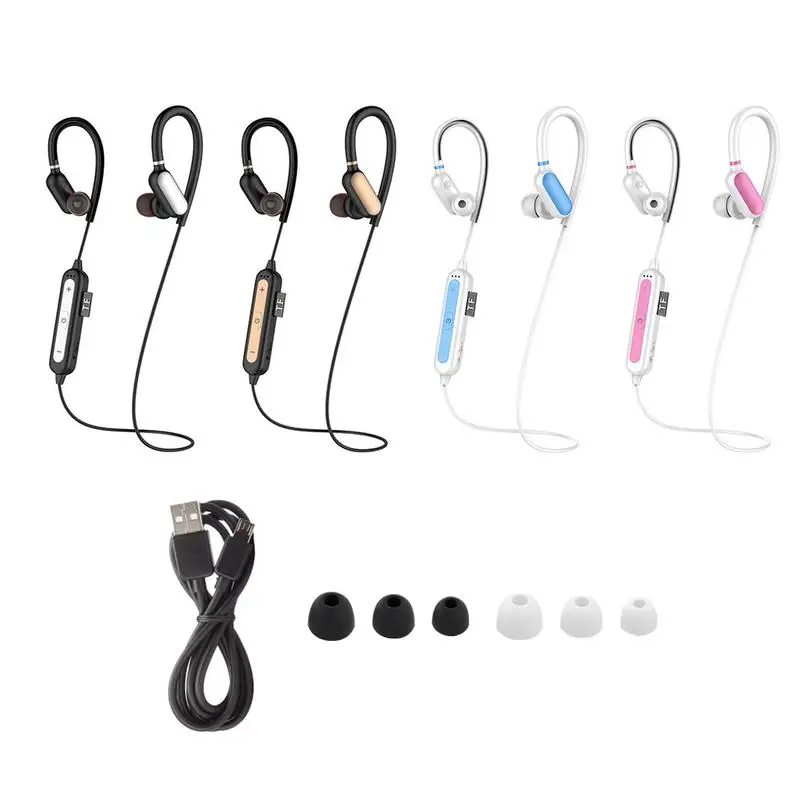 

Bluetooth Sports Earphones Card Hanging Neck TWS Stereo Binaural Noise Reduction High Sound Quality Subwoofer Anti-lost