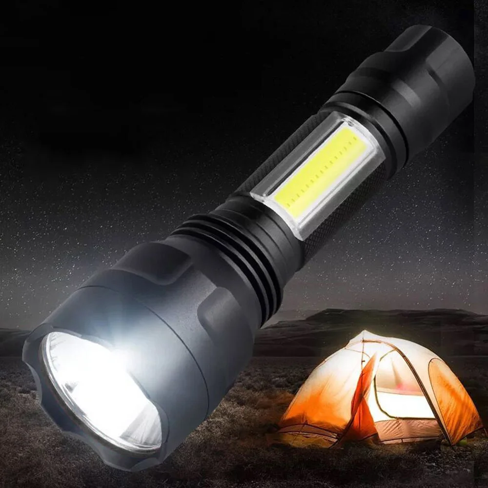 1 шт. Мини Портативный C8T6 COB LED 4 режима 4000лм супер яркий фонарик Тактический