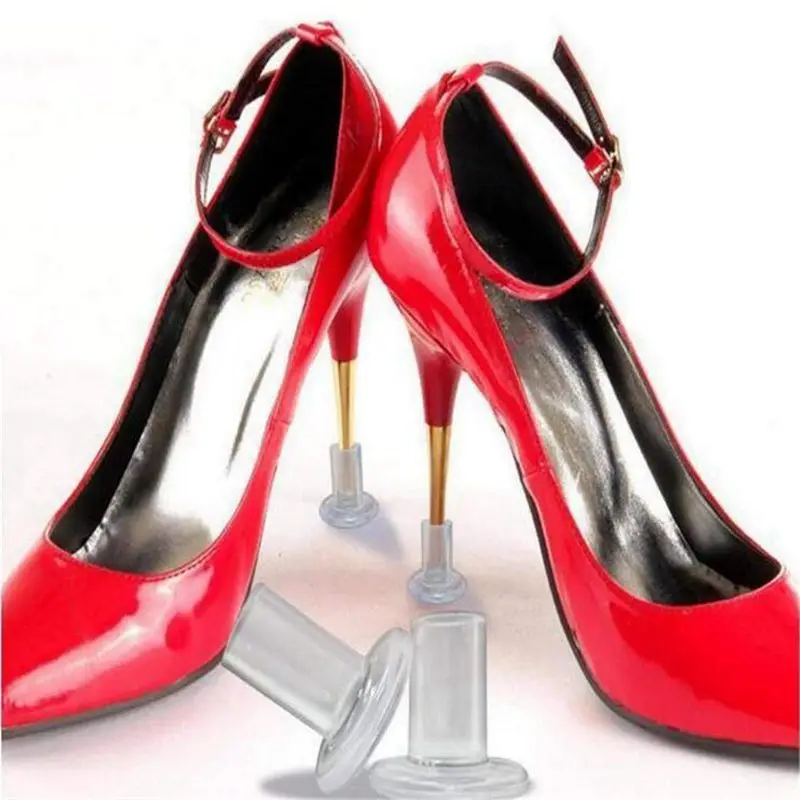 

Clear High Heel Protectors One Size Heel Stoppers for Wedding Mates Bridesmaid/GGXT-01 (10 Pairs)