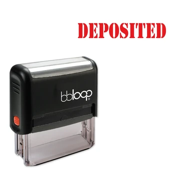 

Bbloop Deposited w/military Style Font and Design Self-Ink